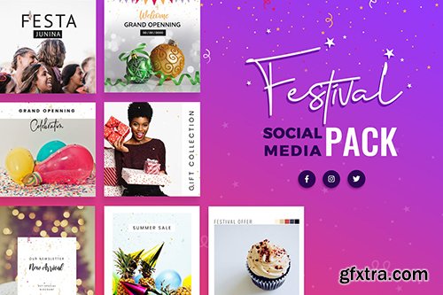 Festival Season Social Media Templates