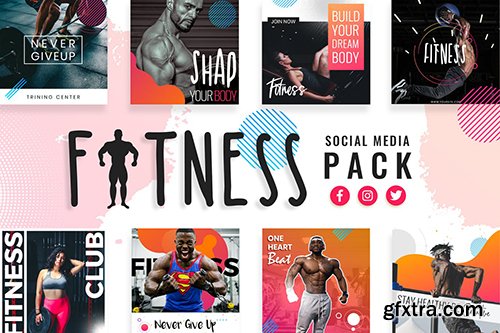 Fitness & Gym Social Media Templates