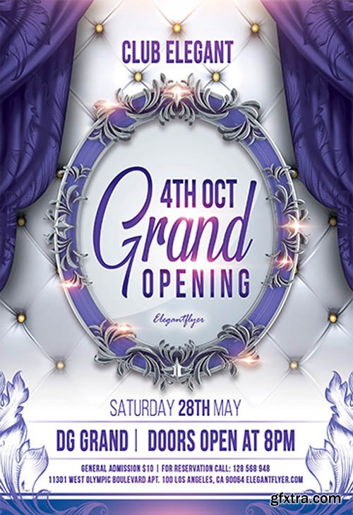 Grand Opening V0310 2019 Premium PSD Flyer Template