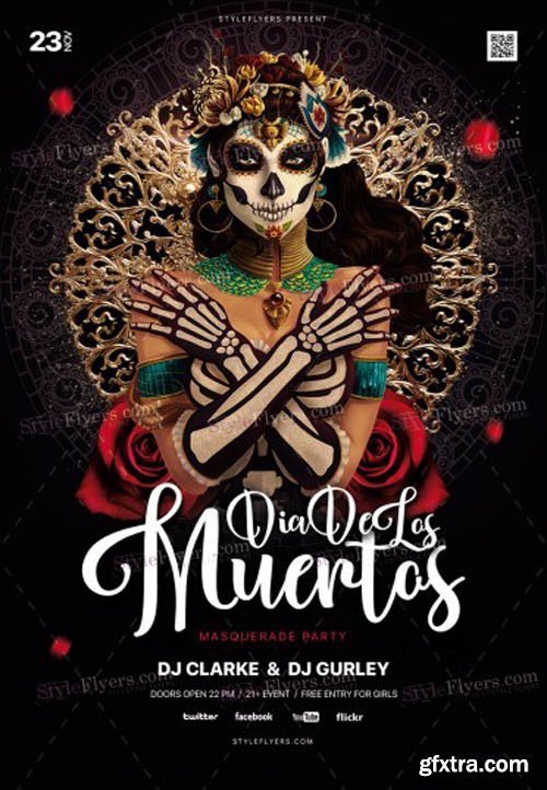 Dia De Los Muertos V2909 2019 PSD Flyer Template