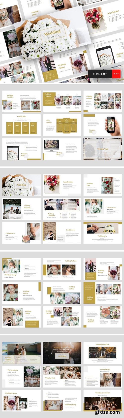 Moment - Wedding Powerpoint, Keynote and Google Slides Templates