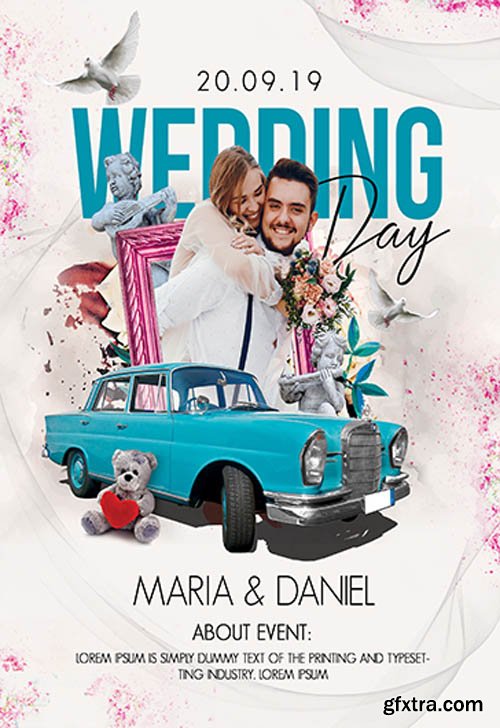 Wedding Day V0310 2019 Premium PSD Flyer Template