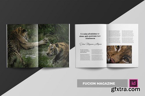 Fucion  Magazine Template