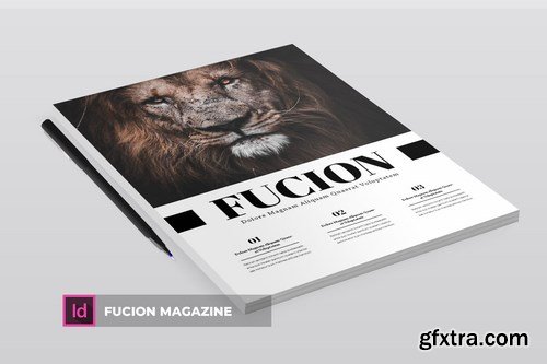 Fucion  Magazine Template