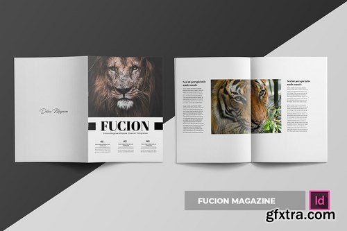 Fucion  Magazine Template