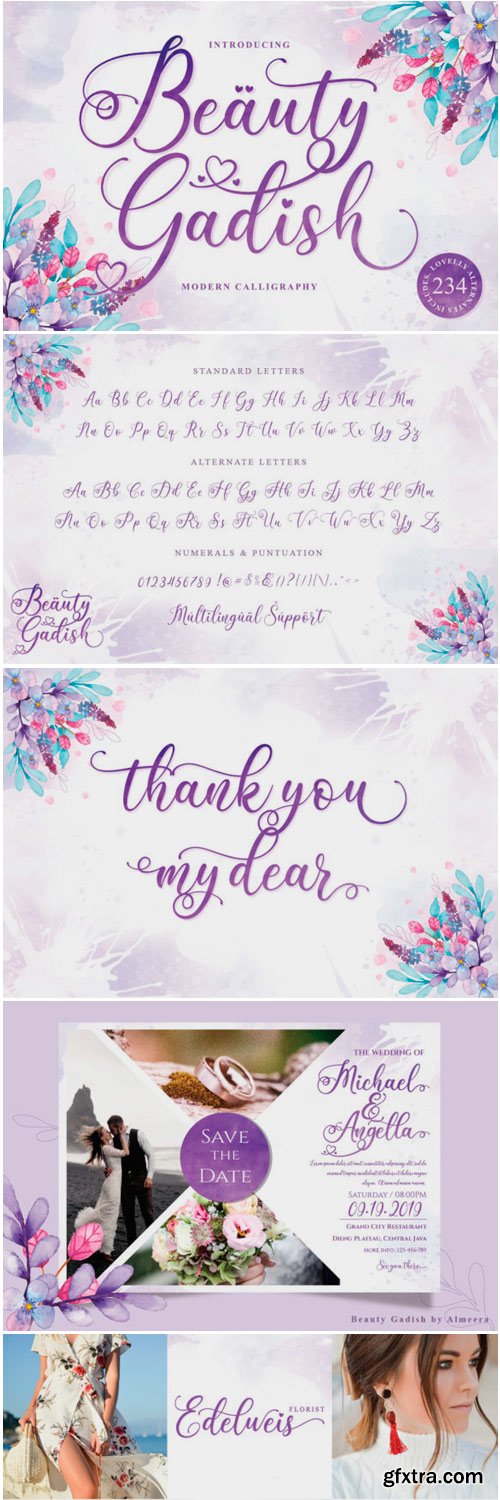 Beauty Gadish Font