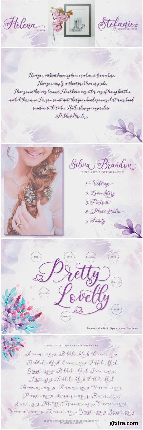 Beauty Gadish Font