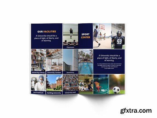 University A4 Brochure Template