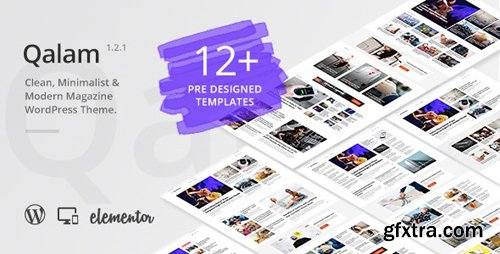 ThemeForest - Qalam v1.2.1 - NewsPaper and Magazine WordPress Theme - 24021107