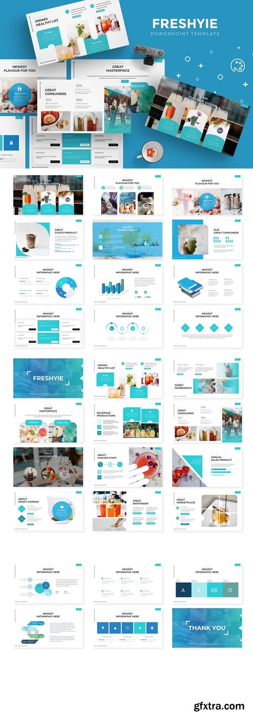 Freshiye Powerpoint, Keynote and Google Slides Templates