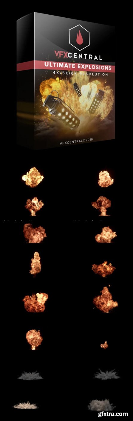 VfxCentral - FIRE EXPLOSIONS 4K/5K/6K RESOLUTION