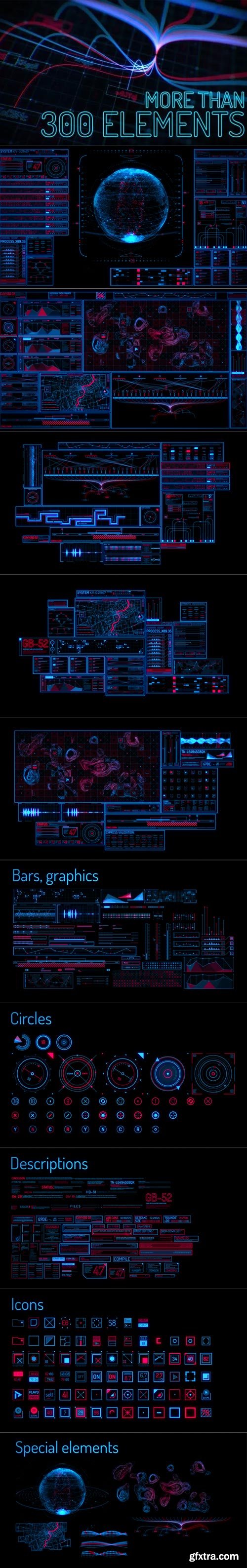 Videohive - Sci-fi Interface HUD Package 2 - 15307433