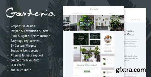 ThemeForest - Gardenia v2.1.2 - A Stylish Gardening Personal Blog WordPress Theme - 12491299