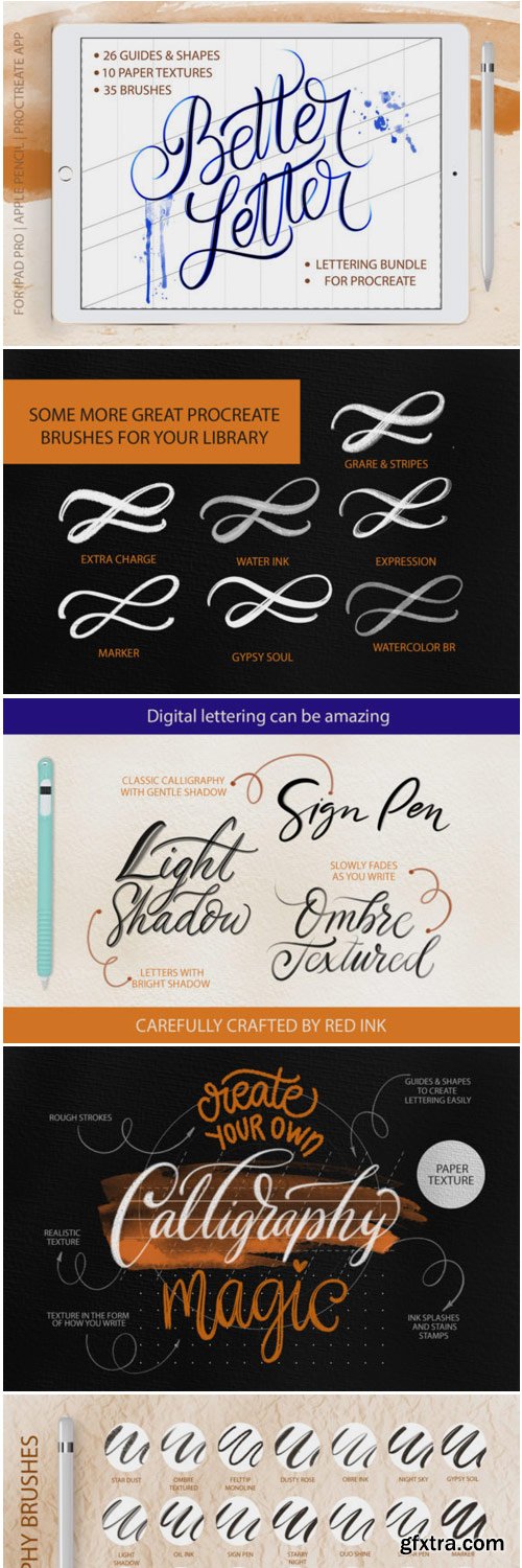 Better Letter Procreate Brush Bundle 1830306