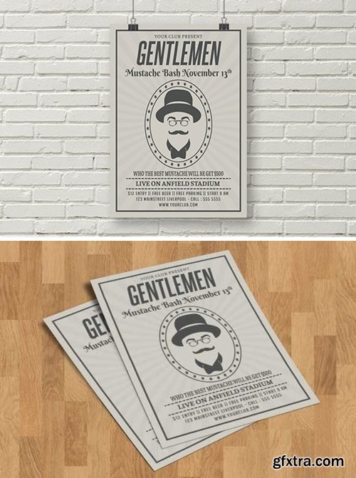 Movember Flyer Template 1831122