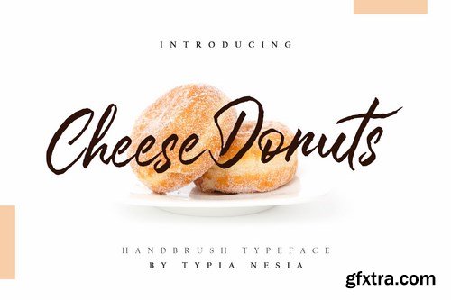 Cheese Donuts - Brush Font