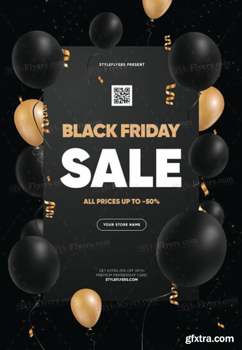 Black Friday Sale V0410 2019 PSD Flyer Template