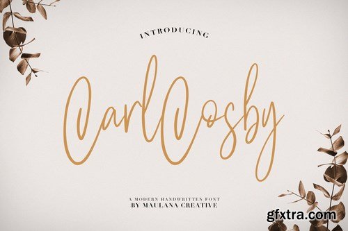 Carlcosby Font Script