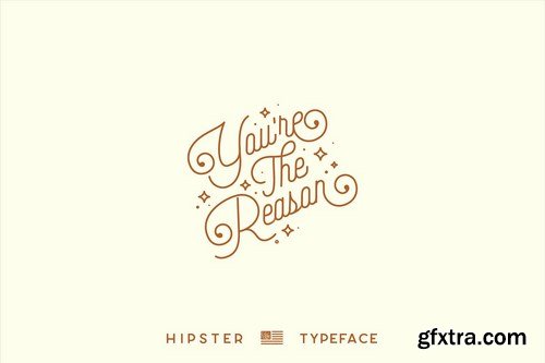 Hipster Style Script and Sans Typeface