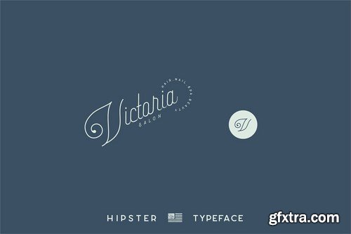 Hipster Style Script and Sans Typeface