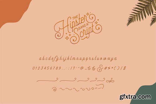 Hipster Style Script and Sans Typeface