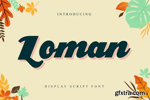 Loman - Display Script Font