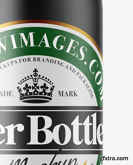 Ceramic Beer Bottle Mockup 49926