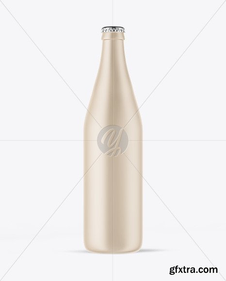 Ceramic Beer Bottle Mockup 49926