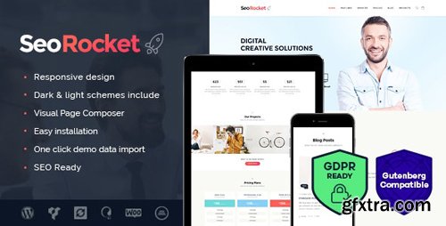 ThemeForest - Seo Rocket v1.3 - Advertising & Marketing WordPress Theme - 14611596