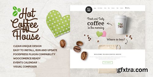 ThemeForest - Hot Coffee v1.7 - Cafe / Restaurant / Bar WordPress Theme - 15103849