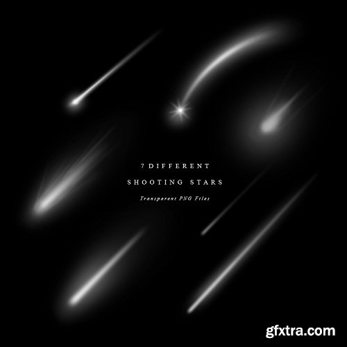 Shooting Star Digital Overlays