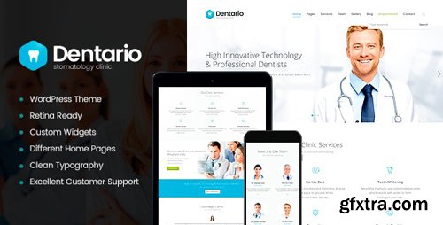 ThemeForest - Dentario v1.5 - Dentist, Medical & Healthcare WordPress Theme + RTL - 15501504