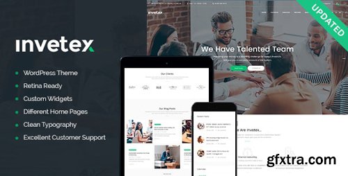 ThemeForest - Invetex v1.7.1 - Business Consulting & Investments WordPress Theme + RTL - 17107813