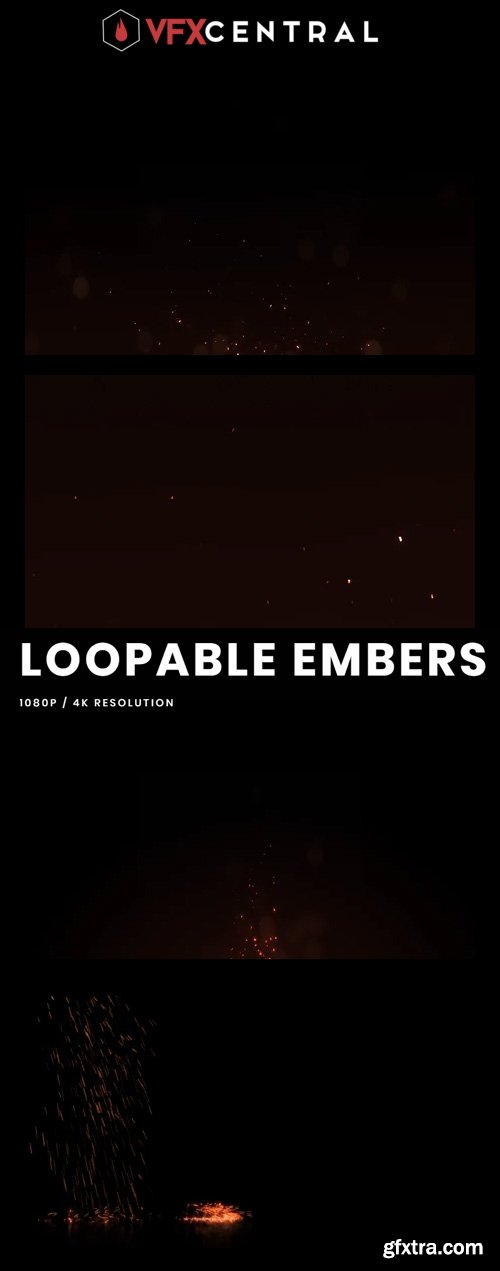 VfxCentral - LOOPABLE EMBERS