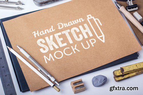 Sketch And Drawing Mockup Template #1