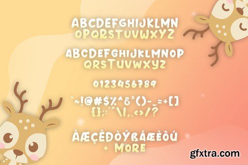 Prancer Deer Font