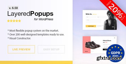 CodeCanyon - Popup Plugin for WordPress - Layered Popups v6.58 - 5978263