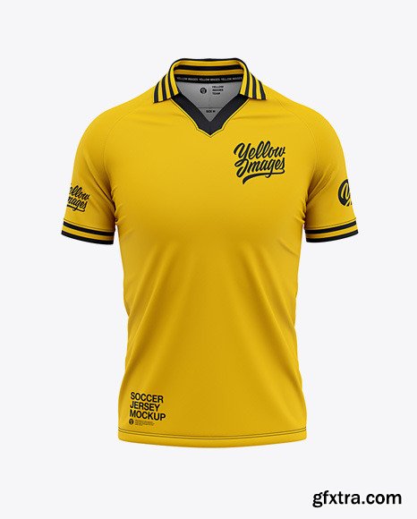 Men’s Soccer Jersey Mockup - Front View 49609