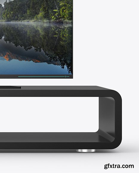 TV on a Table Mockup 49960