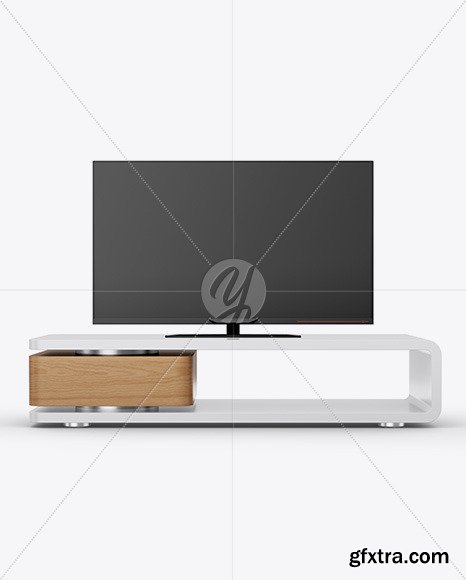 TV on a Table Mockup 49960