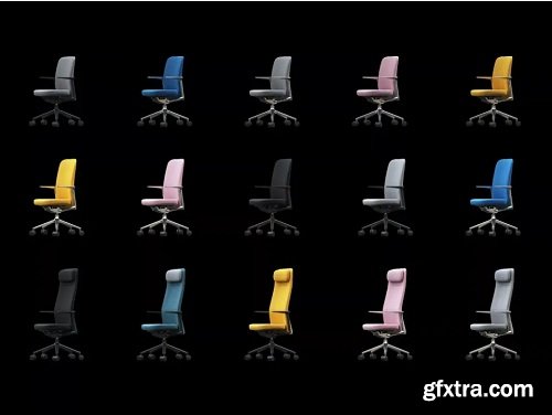 Vitra Pacific Office Chairs 3D Models