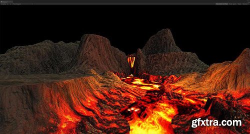 Animated Lava Stream