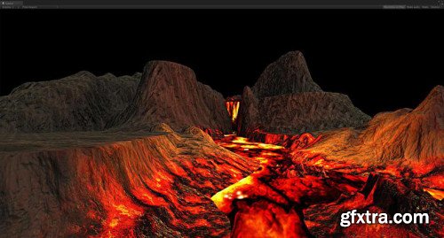 Animated Lava Stream