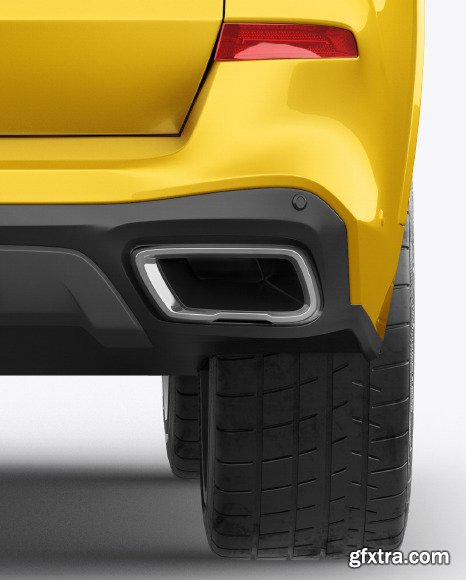 Crossover SUV Mockup - Back View 49985