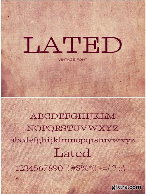 Lated Font