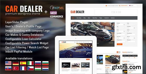 ThemeForest - Car Dealer v1.5.0 - Automotive WordPress Theme - Responsive - 8574708