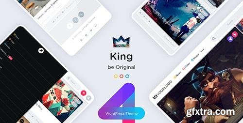 ThemeForest - King v4.0 - WordPress Viral Magazine Theme - 19436704 - NULLED