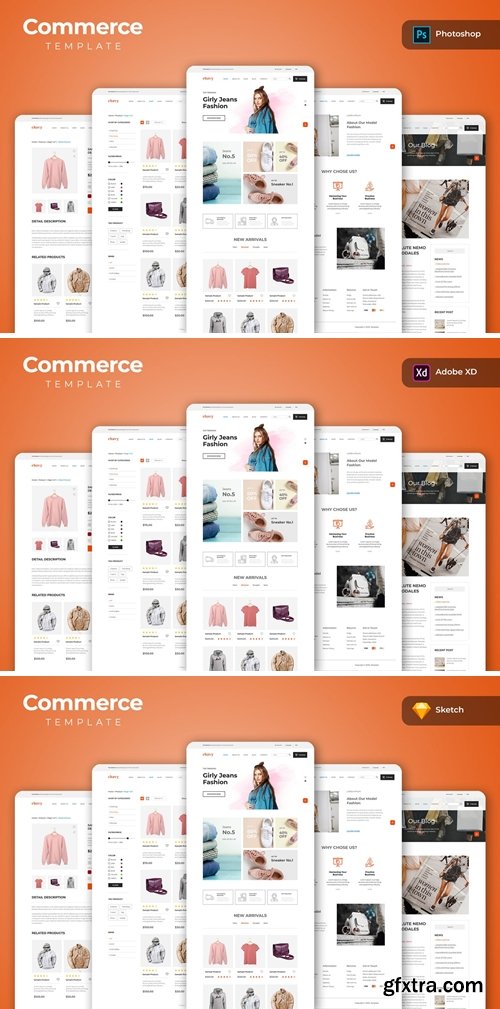 eCommerce Website PSD Templates