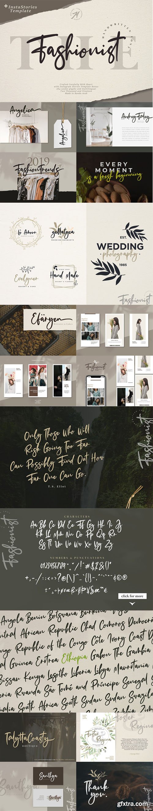 The Fashionist Handwritten Font