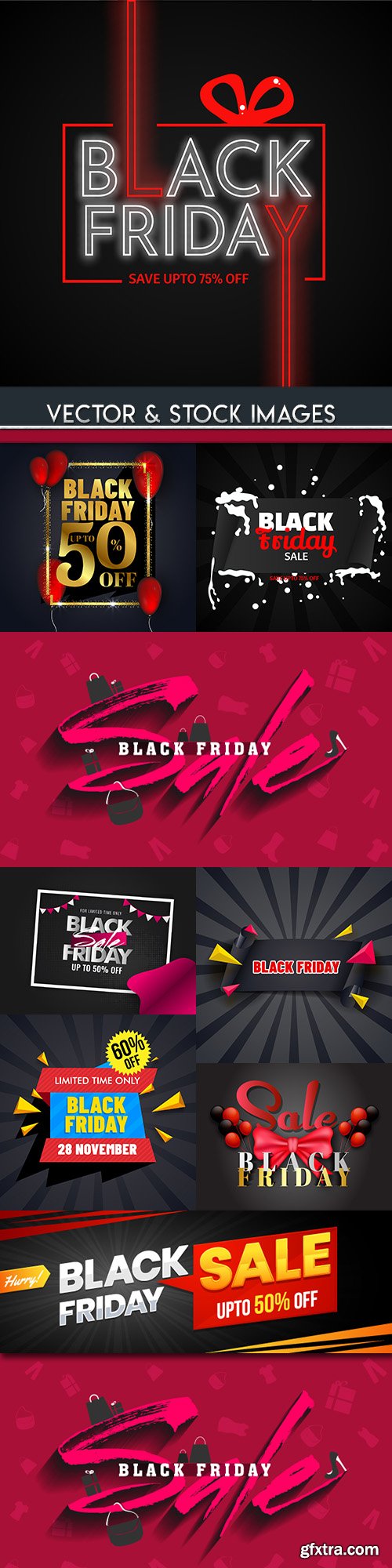 Black Friday and sale special design illustration 20